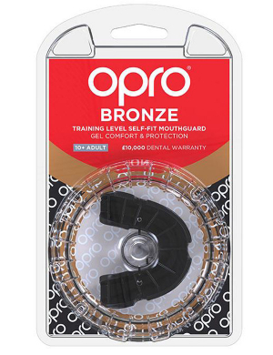 Opro Bronze Training Level (10yrs - Adult) - Black